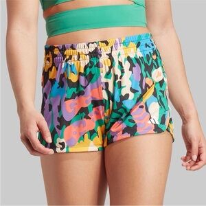 adidas Kids Athletic Shorts - Vibrant Camo